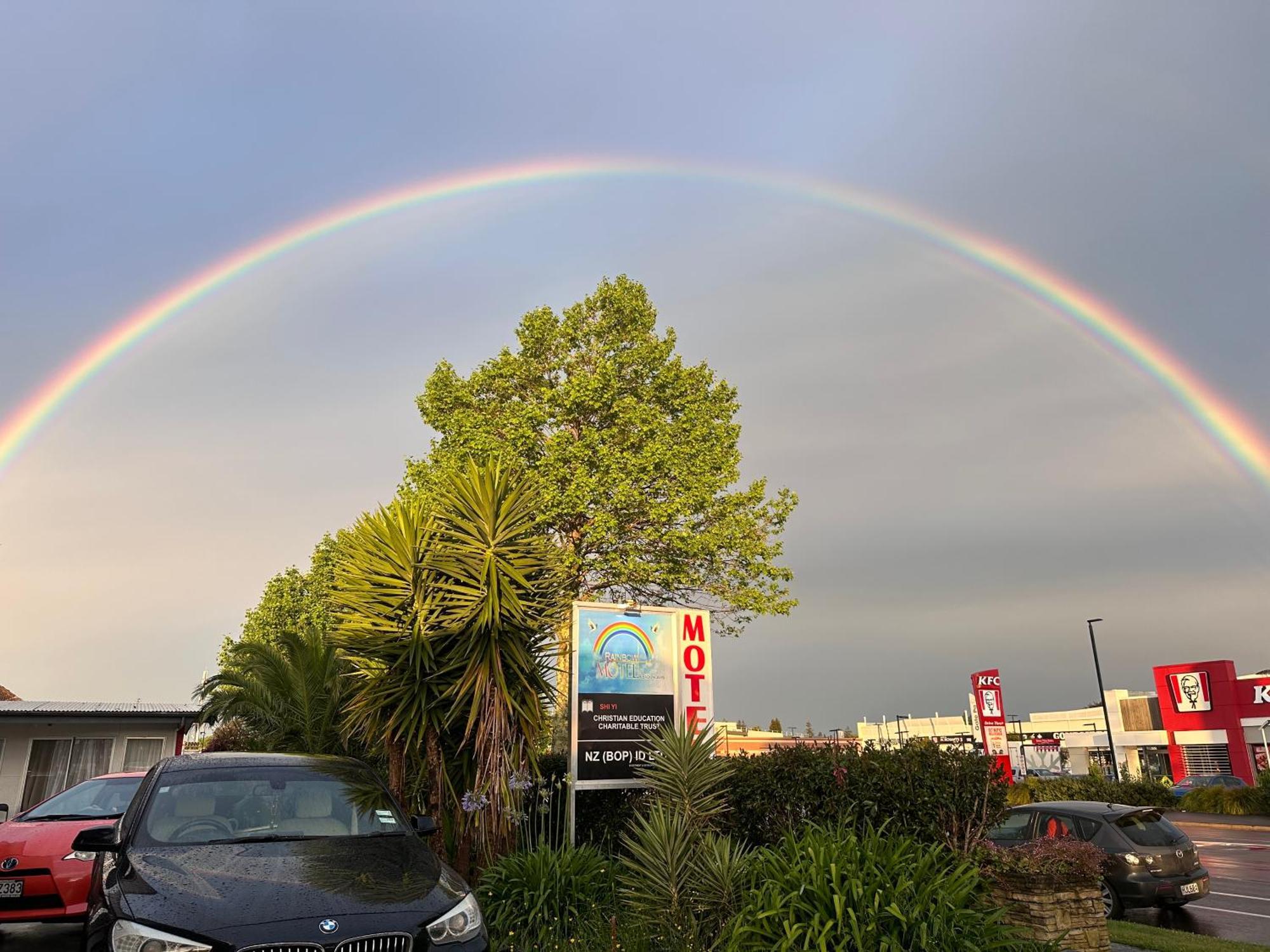 Rainbow Motel & Guest House Tauranga Exterior foto